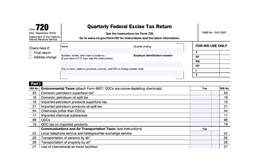 Form 720