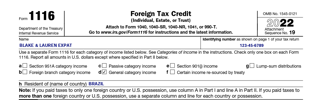 Form 1116: How to Claim the Foreign Tax Credit