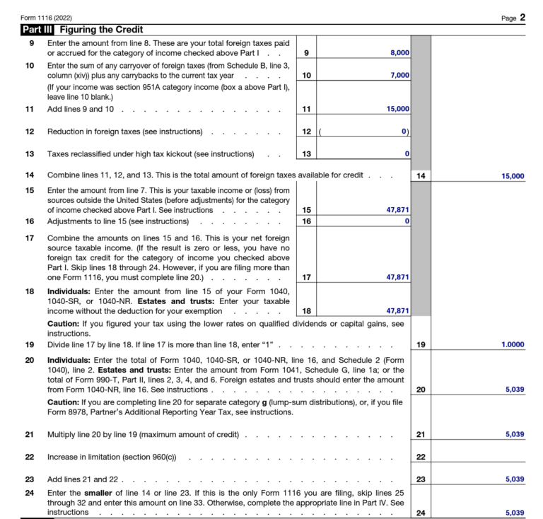 form-1116-how-to-claim-the-foreign-tax-credit