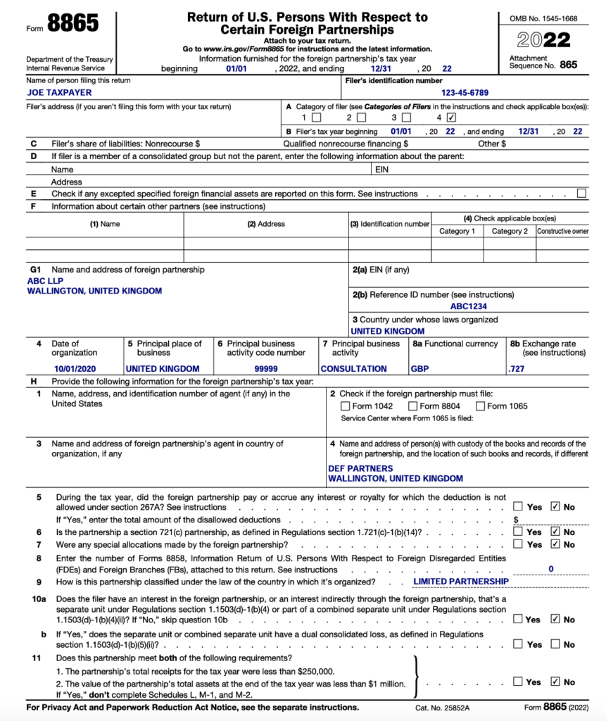 5 Things You Should Know About IRS Form 8865 - Greenback Expat Tax Services