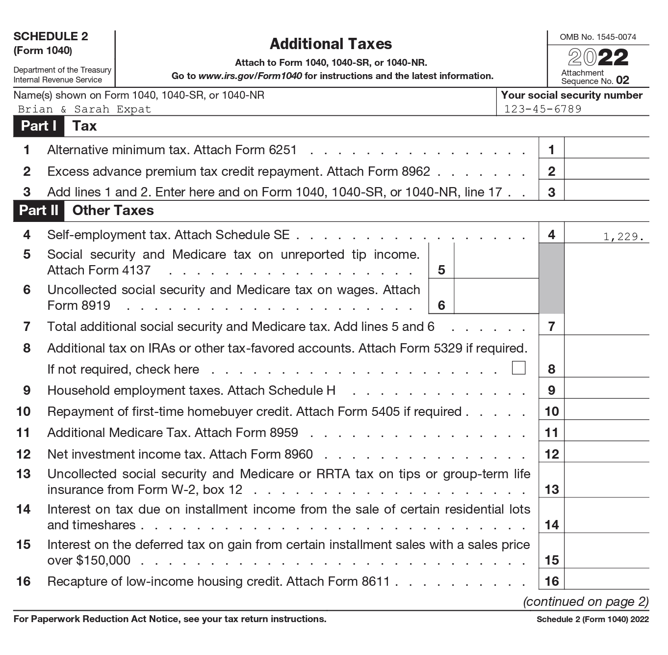 IRS Form 1040: How to File Your Expat Tax Return