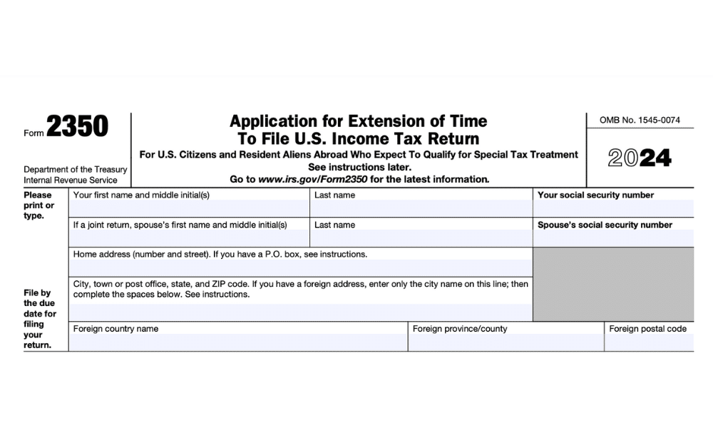 Form 2350 vs. Form 4868: What Is the Difference?