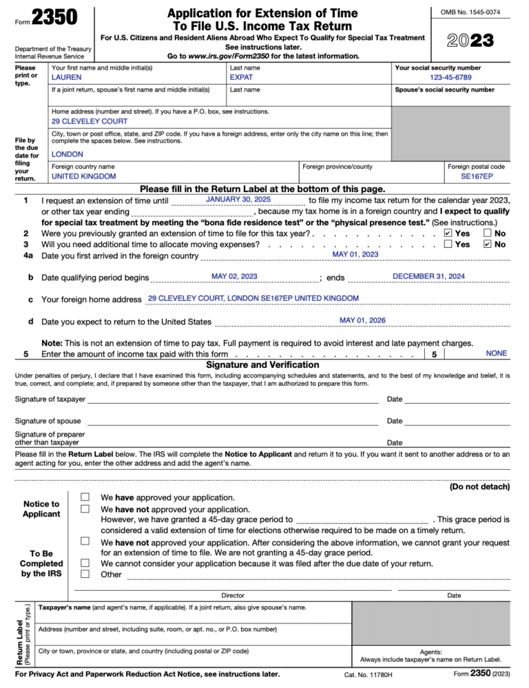 Form 2350 vs. Form 4868: What Is the Difference?