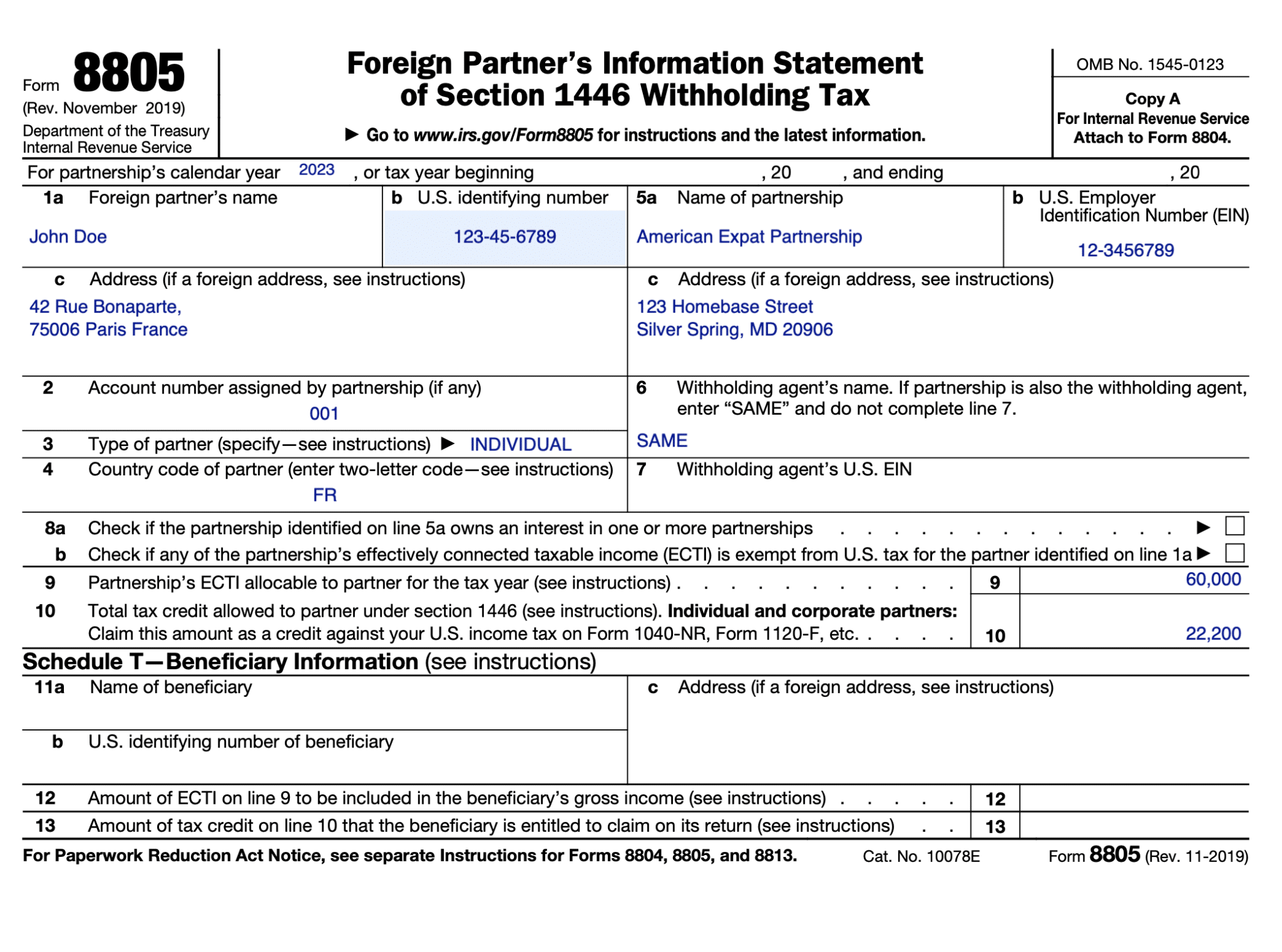 Partnership Withholding: All About US Tax Forms 8804 & 8805