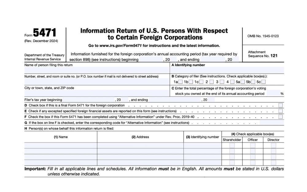 Form 5471