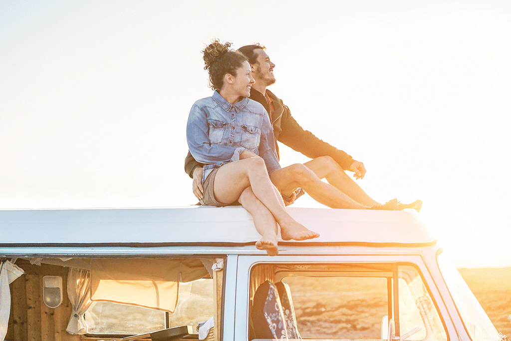 Couple during a trip