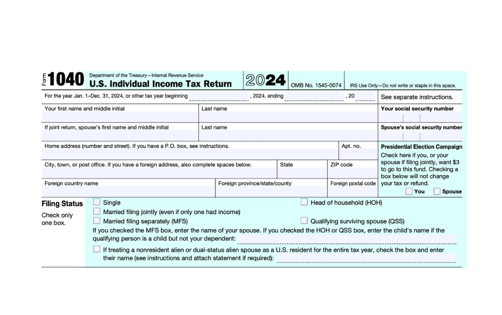 Form 1040 and the Foreign Earned Income Exclusion